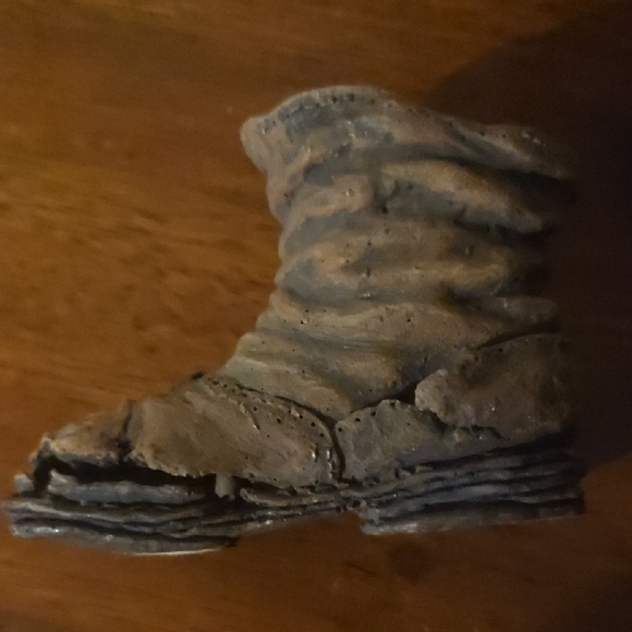 Vintage Clay Childrens Shoes (Table Ornaments) - Picture 4 of 6